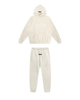 Fear of God Essentials Double Line Hoodie & Sweatpants Set Ivory