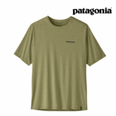 Patagonia Men Capilene® Cool Daily Shirt - Boardshort Logo - Gumtree Green - Light Gumtree Green X-Dye