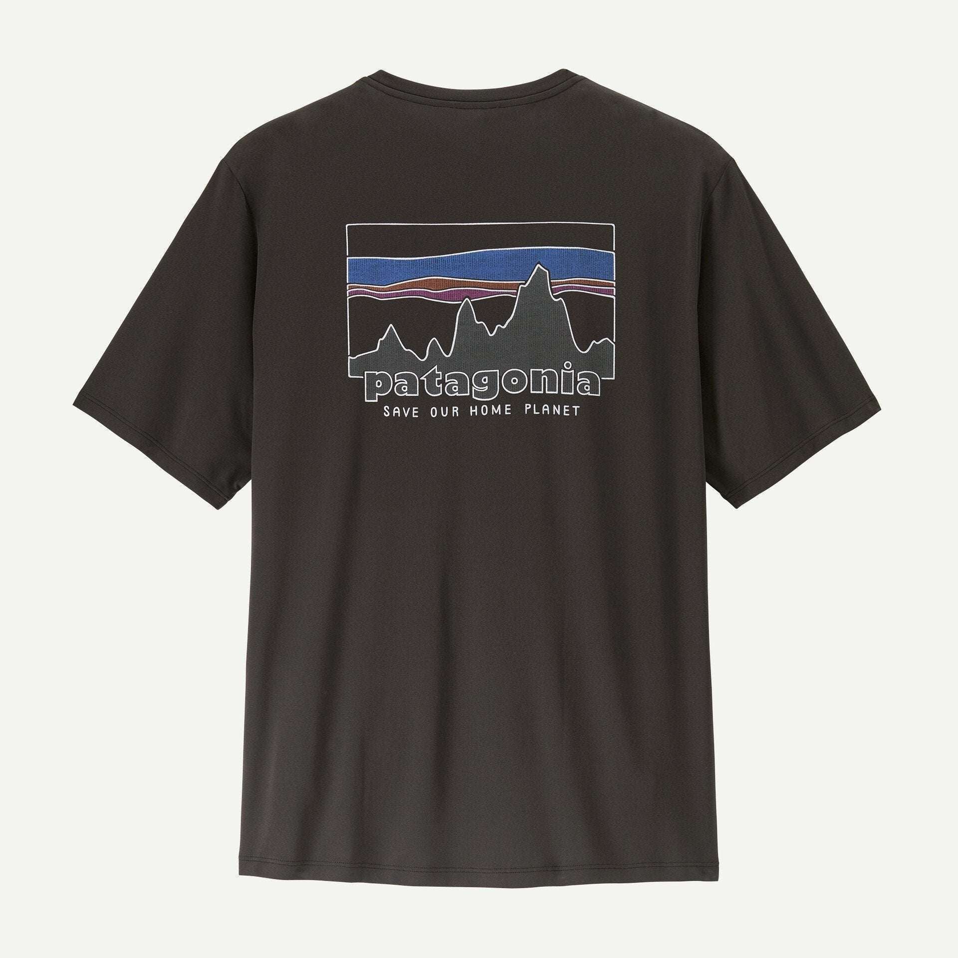 Patagonia Men Capilene® Cool Daily Shirt - '73 Skyline - Black