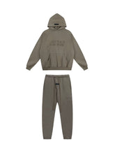 Fear of God Essentials Double Line Hoodie & Sweatpants Set Taupe