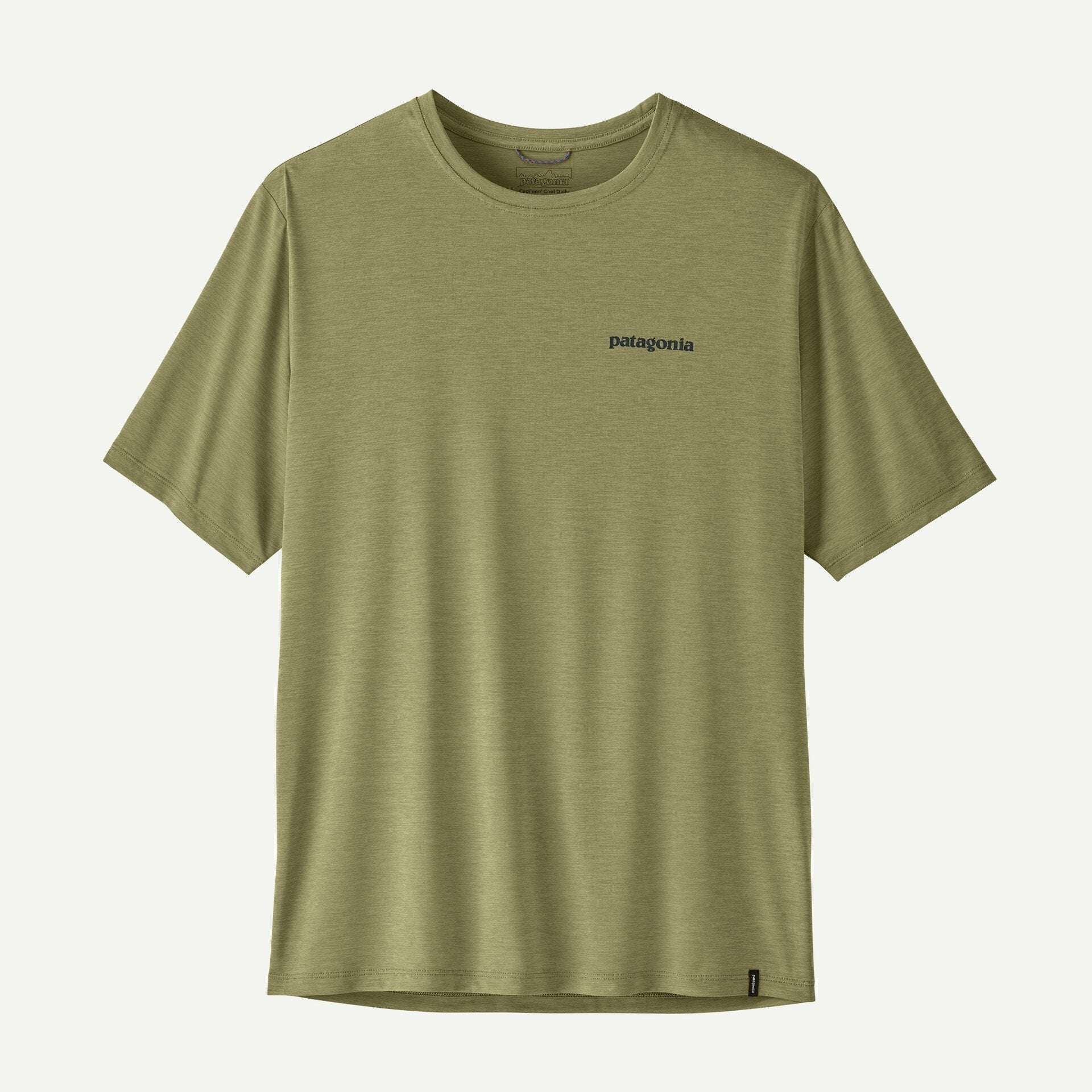 Patagonia Men Capilene® Cool Daily Shirt - Boardshort Logo - Gumtree Green - Light Gumtree Green X-Dye
