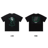 Trapstar short-sleeved T-shirt summer 2025 new letter print men and women casual loose round neck European and American trendy ins (24)