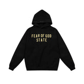 Fog autumn/winter hoodie, sweatpants, long pants with fleece hoodie, versatile letter essentials, loose and trendy ins top (19)