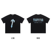 Trapstar short-sleeved T-shirt summer 2025 new letter print men and women casual loose round neck European and American trendy ins (15)
