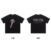 Trapstar short-sleeved T-shirt summer 2025 new letter print men and women casual loose round neck European and American trendy ins (19)