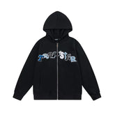 Trapstar autumn and winter casual sports suit hooded sweatshirt pants pullover simple letter drawstring top pants (45)