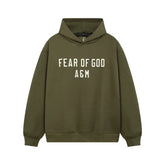 Fog autumn/winter hoodie, sweatpants, long pants with fleece hoodie, versatile letter essentials, loose and trendy ins top (8)