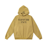 Fog autumn/winter hoodie, sweatpants, long pants with fleece hoodie, versatile letter essentials, loose and trendy ins top (24)