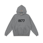 Fog autumn/winter hoodie, sweatpants, long pants with fleece hoodie, versatile letter essentials, loose and trendy ins top (35)