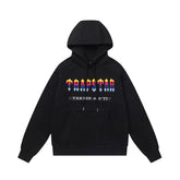 Trapstar autumn and winter casual sports suit hooded sweatshirt pants pullover simple letter drawstring top pants (44)