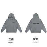 Fog autumn/winter hoodie, sweatpants, long pants with fleece hoodie, versatile letter essentials, loose and trendy ins top (40)