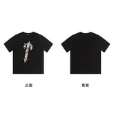 Trapstar short-sleeved T-shirt summer 2025 new letter print men and women casual loose round neck European and American trendy ins (9)