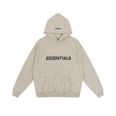 Fog autumn/winter hoodie, sweatpants, long pants with fleece hoodie, versatile letter essentials, loose and trendy ins top (29)