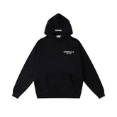 Fog autumn/winter hoodie, sweatpants, long pants with fleece hoodie, versatile letter essentials, loose and trendy ins top (41)