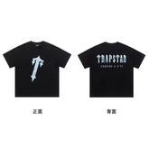 Trapstar short-sleeved T-shirt summer 2025 new letter print men and women casual loose round neck European and American trendy ins (17)