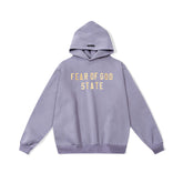 Fog autumn/winter hoodie, sweatpants, long pants with fleece hoodie, versatile letter essentials, loose and trendy ins top (26)