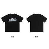 Trapstar short-sleeved T-shirt summer 2025 new letter print men and women casual loose round neck European and American trendy ins (22)