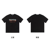 Trapstar short-sleeved T-shirt summer 2025 new letter print men and women casual loose round neck European and American trendy ins (14)