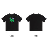 Trapstar short-sleeved T-shirt summer 2025 new letter print men and women casual loose round neck European and American trendy ins (2)
