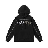 Trapstar autumn and winter casual sports suit hooded sweatshirt pants pullover simple letter drawstring top pants (39)