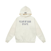 Fog autumn/winter hoodie, sweatpants, long pants with fleece hoodie, versatile letter essentials, loose and trendy ins top (23)