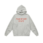 Fog autumn/winter hoodie, sweatpants, long pants with fleece hoodie, versatile letter essentials, loose and trendy ins top (22)
