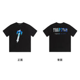 Trapstar short-sleeved T-shirt summer 2025 new letter print men and women casual loose round neck European and American trendy ins (7)