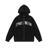 Trapstar autumn and winter casual sports suit hooded sweatshirt pants pullover simple letter drawstring top pants (48)