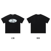 Trapstar short-sleeved T-shirt summer 2025 new letter print men and women casual loose round neck European and American trendy ins (41)