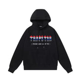 Trapstar autumn and winter casual sports suit hooded sweatshirt pants pullover simple letter drawstring top pants (51)