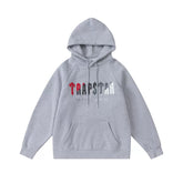 Trapstar autumn and winter casual sports suit hooded sweatshirt pants pullover simple letter drawstring top pants (12)