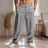 Men's Drawstring Straight-Leg Pants (3)