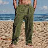 Men's Drawstring Straight-Leg Pants (4)