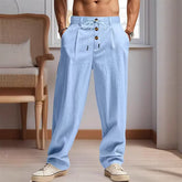 Men's Drawstring Straight-Leg Pants (6)