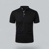 Men’s Short Sleeve Stand Collar Polo Shirt