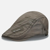 Men’s Classic Flat Cap Breathable Adjustable Hat (4)