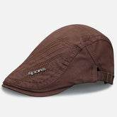 Men’s Classic Flat Cap Breathable Adjustable Hat (5)
