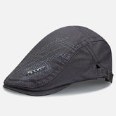 Men’s Classic Flat Cap Breathable Adjustable Hat (6)