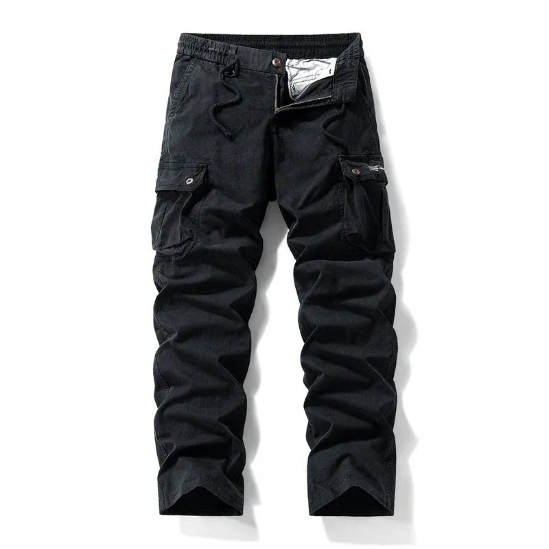 Men’s Tactical Cargo Pants with Multiple Pockets (1)