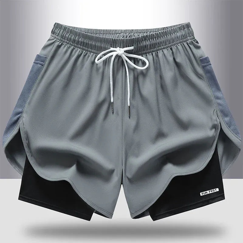 Men’s 2-in-1 Quick-Dry Running Shorts