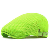 Men’s Breathable Mesh Flat Cap (9)