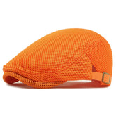 Men’s Breathable Mesh Flat Cap (18)