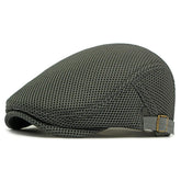 Men’s Breathable Mesh Flat Cap (4)