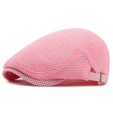 Men’s Breathable Mesh Flat Cap (14)