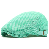 Men’s Breathable Mesh Flat Cap (16)