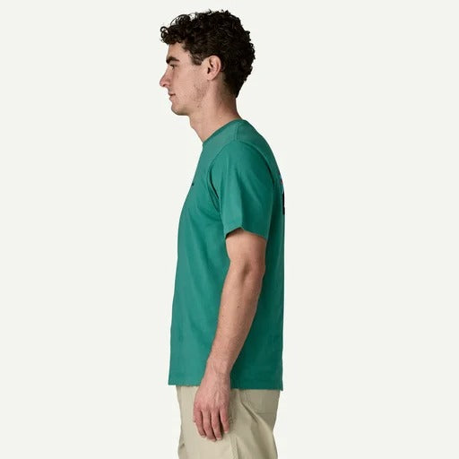 Patagonia Men P-6 Logo T-Shirt - Gem Green