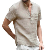 Men's Casual Henley Shirt