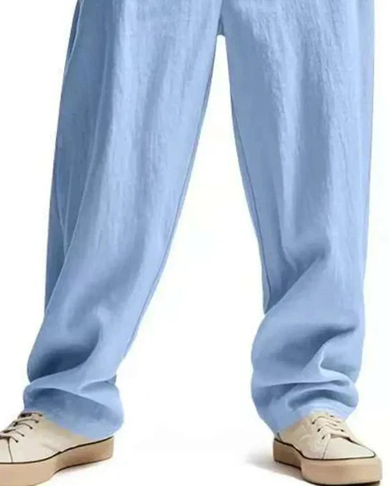 Men’s Casual Drawstring Straight Leg Pants (1)