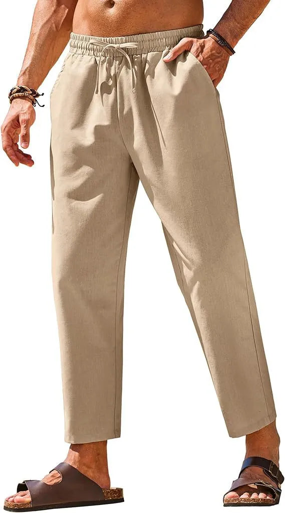 Men's Drawstring Casual Pants (7)