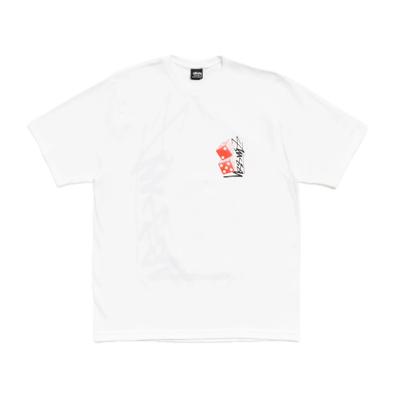 Stussy Tall Dice Tee - White